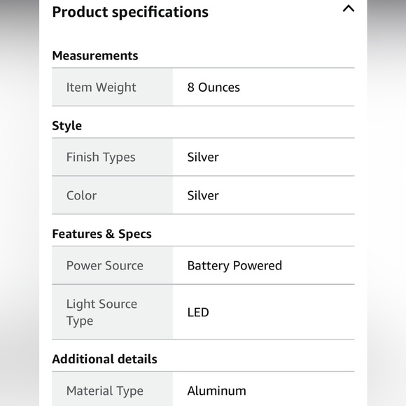 Heavy Duty Anodized Aluminum 28-LED Flashlight, Silver; Brand new - Picture 3 of 3